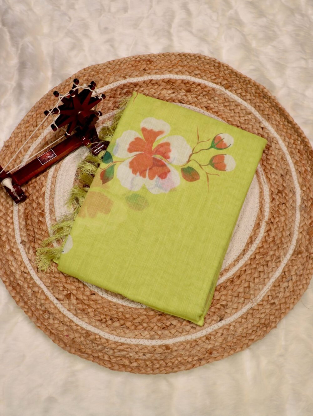 Pistachio Green Delicate floral prints on a breezy fabric — crafted for effortless everyday elegance