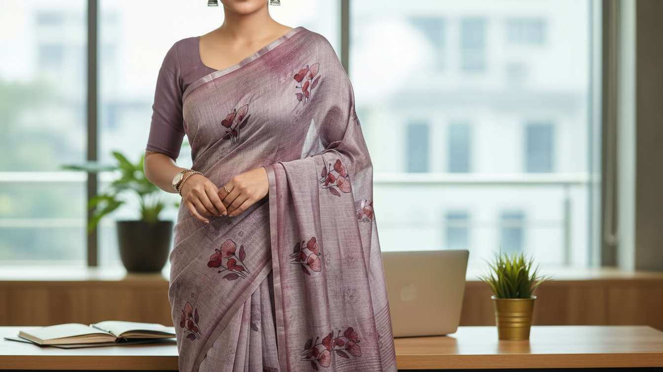 Ihaara Studio saree visual